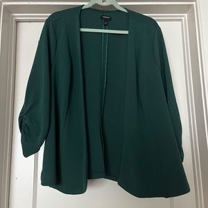 Size 1 Hunter green torrid blazer